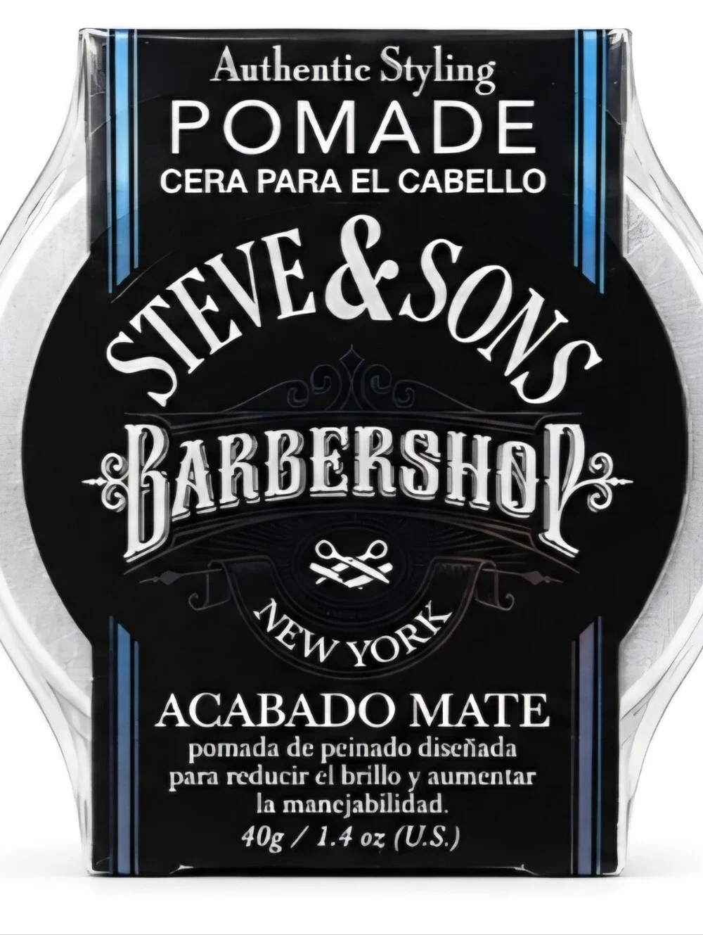 Steve & Sons Barbershop New York Matte Finish Pomade 1.4 oz (40g) – New